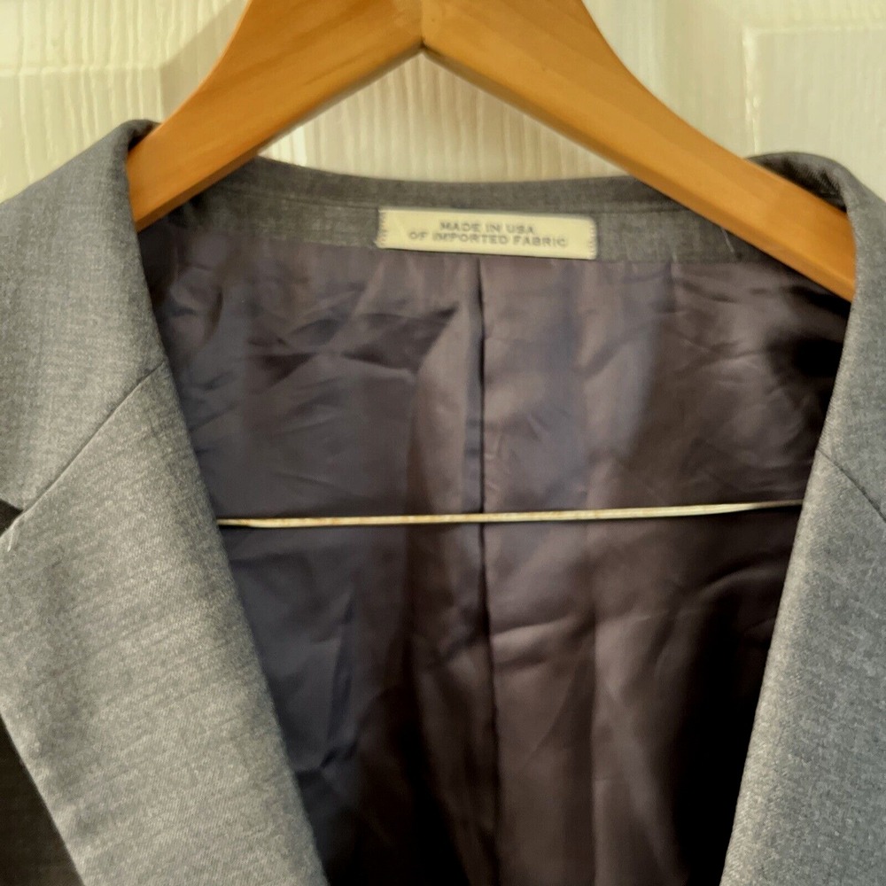 Joseph Abboud Mens 56R Superfine Wool Jacket Zignone Super 110's Italy 2 Button - Picture 2 of 9